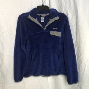 Blue Patagonia Quarter Button-up
